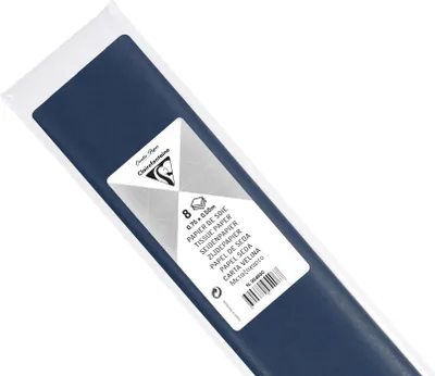 Immagine prodotto di Clairefontaine 95463C Clairefontaine Seidenpapier, (B)500 x (H)750 mm, marinblau