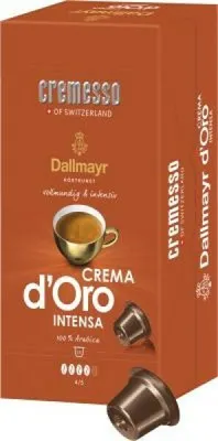 Produktbild von Cremesso Dallmayr Crema d’Oro, Kaffeekapsel, Cafe crema, Leichte Röstung, Cremesso, 4/5, Braun