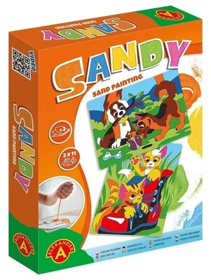Immagine prodotto di Disegni da colorare con la sabbia: Sandy, gattini e cagnolini di Alexander