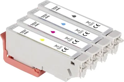 Produktbild von Renkforce Druckerpatrone ersetzt Epson 33XL, T3351, T3361, T3362, T3363, T3364 Kompatibel Kombi-Pack Photo Schwarz, Cya