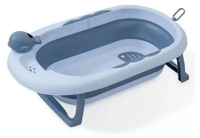 Immagine prodotto di Interbaby Vasca da bagno pieghevole con secchio - Blu