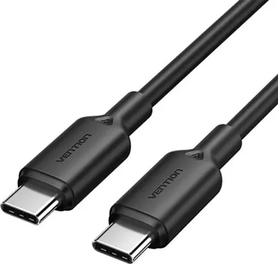 Produktbild von Vention TRCBF, 1 m, USB C, USB C, USB 2.0, 480 Gbit/s, Schwarz