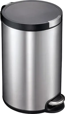 Produktbild von EKO - Artistic Treteimer 20 Liter - Stainless steel Plastic  - Matt Edelstahl
