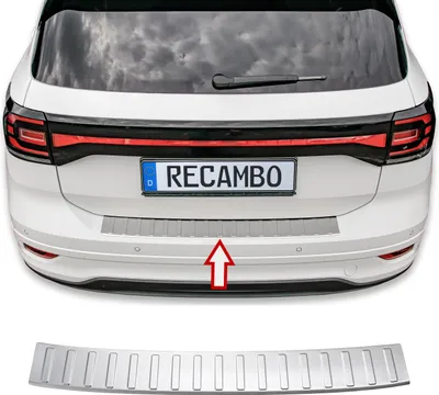 Zdjęcie produktu dla Matowa osłona zderzaka ze stali nierdzewnej dla VW T-Cross | BJ od 2018> | z fazowaniem