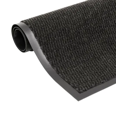 Zdjęcie produktu dla Prostokątna wycieraczka przed drzwi 60 x 90 cm, czarna