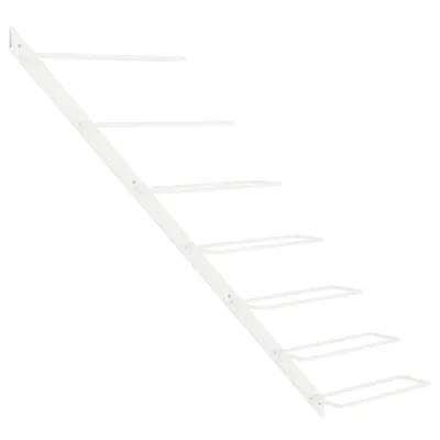 Produktbild von vidaXL Wand-Weinregal für 7 Flaschen Weiß Metall