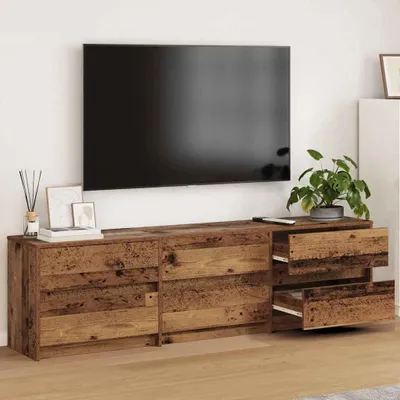 Produktbild von Maison Exclusive - TV-Einheiten 180 x 34 x 50 cm Altholz Holzwerkstoff