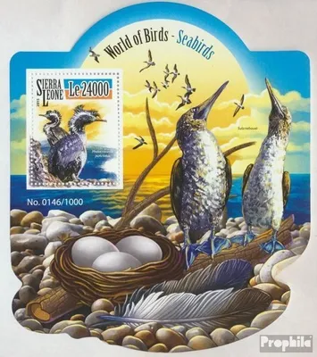 Produktbild von Briefmarken Sierra Leone 2015 Mi Block 847 (kompl. Ausg.) postfrisch Seevögel
