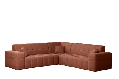 Produktbild von Kaiser Möbel Ecksofa Corner 246x246 cm Eckcouch NIMES stoff Verita Kupfer