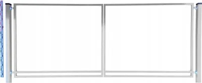 Obrázok produktu pre Brána RAMA pre stĺpiky a panely, 160 cm, POZINKOVANÁ + STĽPIKY | stĺpiky