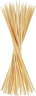 Image de Paquet de 50 longues brochettes en bambou - Parfaites pour toutes les brochettes