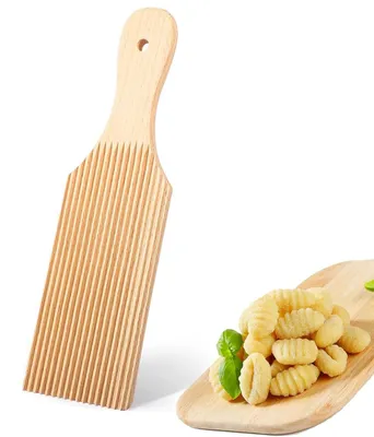 Gnocchiplank aus Buchenholz, 24 cm, Nudelbrett für Pasta