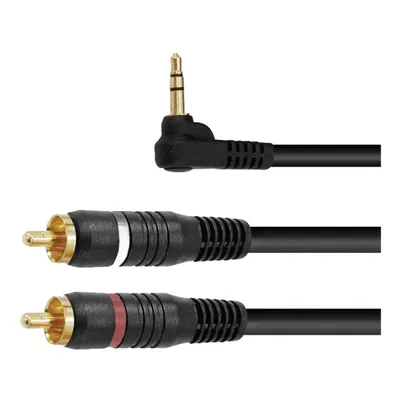 Obrázok produktu pre Audio kábel - jack samec (3,5 mm/stereo) / cinch samec (stereo) - 3,00 m