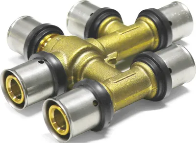 Obrázok produktu pre Bezpriečny T-kus TH obrys, veľkosť 20x2 - výstup 20x2 - 20x2