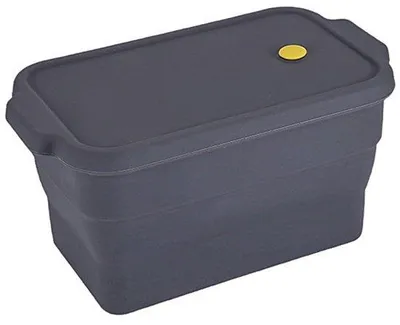 Immagine prodotto di Ibenzoa® Teglia in silicone pieghevole, dimensioni 22,5 x 12,5 x 12,5 cm – ideale per pane e torte, senza BPA, resistente da -40°C a 230°C, adatta per forno e friggitrice ad aria, antiaderente