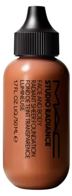 Imagen del producto de MAC, Studio Radiance, base de maquillaje líquida, tono W5, cobertura ligera, 50 ml