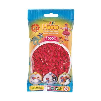 Produktbild von Hama Perlen, 1000 Stück, violett-rot