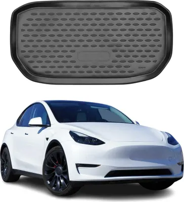 Zdjęcie produktu dla OMAC Dywaniki przednie do Tesla Model Y 2020-2024, gumowe, czarne