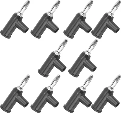 Image de Fiche banane, fiche banane empilable sans soudure, fiche banane 4mm, fiche banane en laiton, connecteur banane, fiche électrique