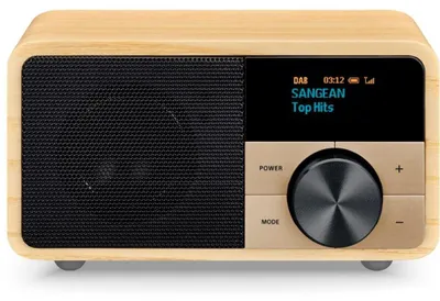 Immagine prodotto di SANGEAN Radio portatile 2W DAB+/FM/RDS BT AuxIn alimentazione/batteria legno naturale