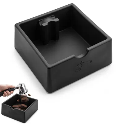 Siliconen Espresso Knock Box, antislip, geräuschdämmend, 16x15x6,5 cm