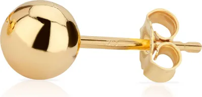 Produktbild von Einzel 4,0mm Kugel Ohrstecker 9 Karat 375 Gelb Gold Damen Stecker Ohrringen