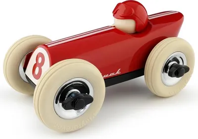 Image de Playforever Voiture jouet Buck Rouge - véhicule durable pour les enfants