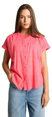 Produktbild von TOM TAILOR Basic Bluse mit Knopfleiste