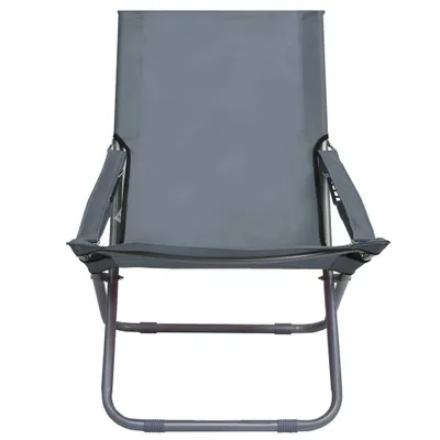 Zdjęcie produktu dla VidaXL 47905, Taras, Tkanina, Oxford, Stal, Szary, 580 mm, 760 mm, 880 mm