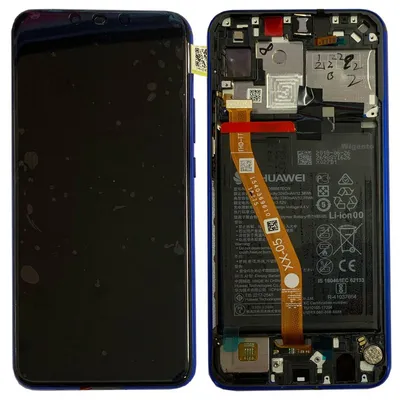 Obrázek produktu pro Huawei Display LCD Frame for P Smart Plus Service 02352BUH Purple Battery Baterie