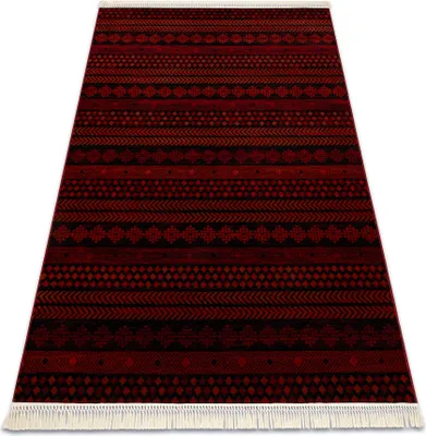Produktbild von ORIENT 5132 Teppich burgund / schwarz Orientalisch, mit Fransen rot 300x400 cm