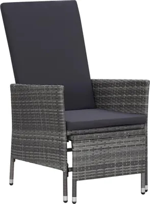 Obrázok produktu pre vidaXL 2-dielna záhradná obývacia súprava s vankúšmi Poly Rattan Grey