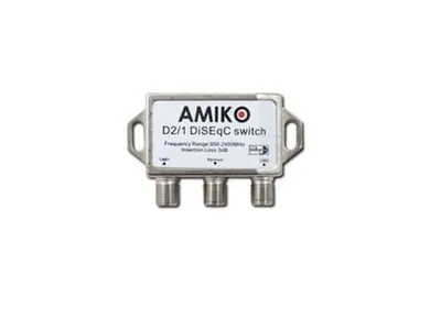 Obrázok produktu pre DiSEqC prepínač AMIKO 2/1 Premium indoor