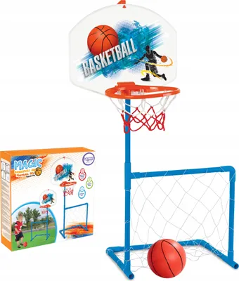 Image de WOOPIE Set 2in1 but de basket-ball + ballon