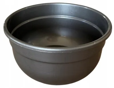 Produktbild von Tomplastik MK18 Silber Blumenübertopf Schale 18 cm Langlebig