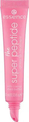 Obrázok produktu pre Essence The Super Peptide Glossy Lip Treatment, Ružová, Pinkified!, Žiariaca, Hydratačný, Výživný, Pučanie, Zmäkčovadlo, Rúra, Glutén, Paraben, POLYBUTENE, BIS-DIGLYCERYL POLYACYLADIPATE-2, BUTYROSPERMUM PARKII (SHEA) BUTTER, DIMER DILINOLEYL...