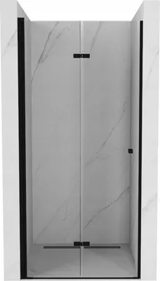 Obrázok produktu pre Mexen Lima skladacie sprchové dvere 90 cm, transparentnéné, čierna - 856-090-000-70-00