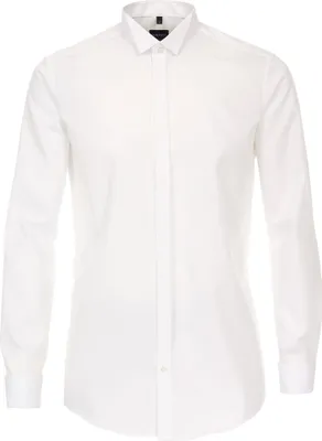 Produktbild von VENTI Herren Festhemd Langarm Kläppchenkragen Modern-Fit Weiß 40