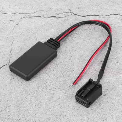 Image de Adaptateur AUX audio Bluetooth 12 broches pour voiture, compatible avec Opel Agila Antara Combo Corsa