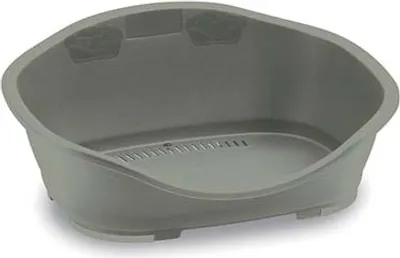 Obrázok produktu pre STEFANPLAST GREEN LINE SLEEPER 1 sivá 56,5x42x24,2cm plastové ležadlo pre psov 98% z recyklovaného plastu, 98108