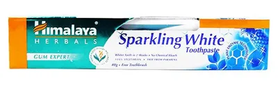 Image de Pâte blanchissante Blanc étincelant sans fluor 80g HIMALAYA