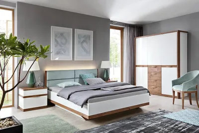 Produktbild von Klassisches Bett Betten Ehebett Doppelbett Holzbett Landhaus - Model CM-B4