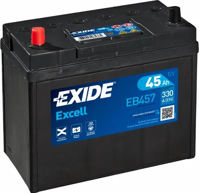 Obrázek produktu pro Exide EB457 Excell 12V 45Ah 330A autobaterie
