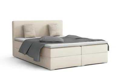 Produktbild von BOXBETT BELLO 140x200 in Velour Creme H3