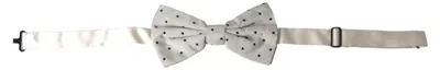 Image de Dolce & Gabbana nœud papillon pour homme en polyester blanc