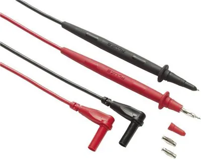 Produktbild von Fluke TL75-1, Messleitung, Schwarz, Rot, CAT II, PVC, 1,22 m, 1000 V