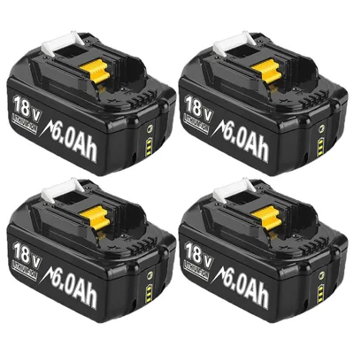 Produktbild von Ersatzbatterie, 18V, 6000mAh Kapazität, 4 Batterie