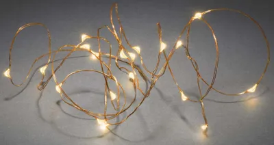Obrázek produktu pro Konstsmide Light set, Světelný dekorativní řetěz, Měděná, Kov, Plast, Polyvinylchlorid (PVC), IP20, 20 žárovek, LED