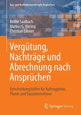 Obrázek produktu pro Vergütung, Nachträge und Abrechnung nach Ansprüchen