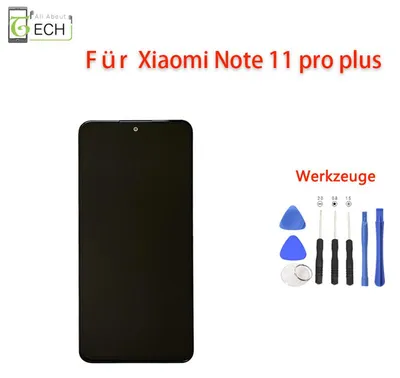 Produktbild von Für Xiaomi Redmi Note 11 Pro Plus / +5G  LCD Display mit Rahmen 21091116Ug